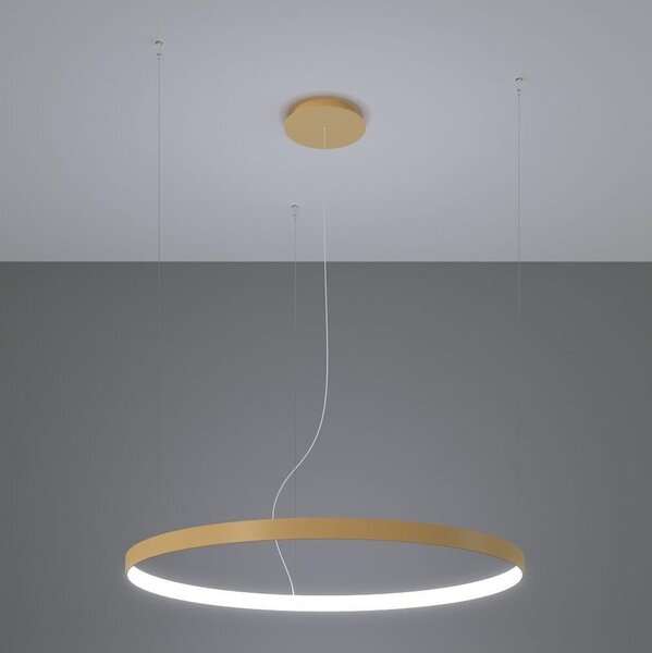Thoro TH.181 - LED  Пендел RIO LED /50W/230V CRI95 4000K Ø 78 cm златист