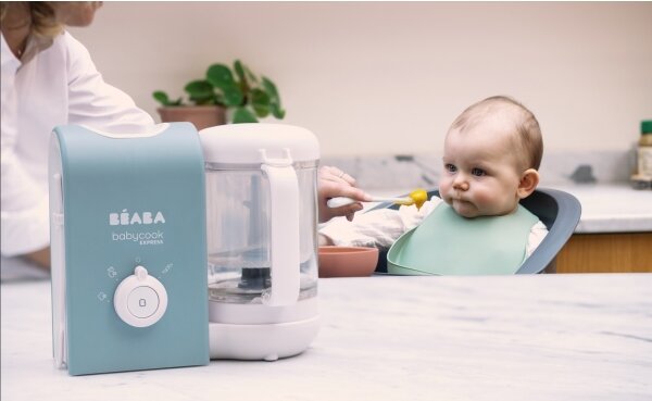 Beaba - Уред за готвене на пара 2в1 BABYCOOK EXPRESS син