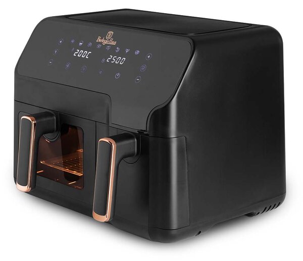 BLACK ROSE AIR FRYER С ДВЕ КОШНИЦИ 5.5/3.5 Л