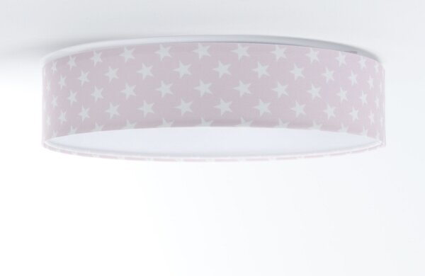 LED Димируем плафон GALAXY KIDS LED/24W/230V звезди розов/бял + д.у
