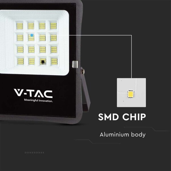 LED външен соларен прожектор 12W, 3,2V, 4000K, IP65