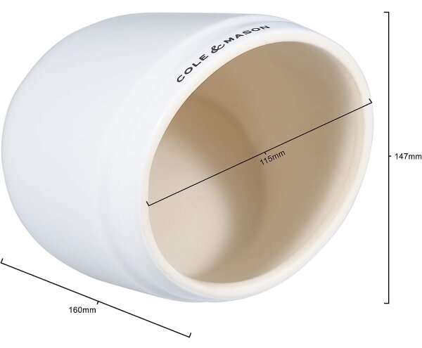 Cole&Mason - Керамичен съд за сол WHITMORE