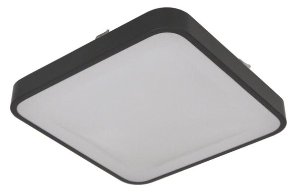 Таванно осветително тяло със сензор WILTON, 2xE27/60W/230V, 33x33 см, антрацит
