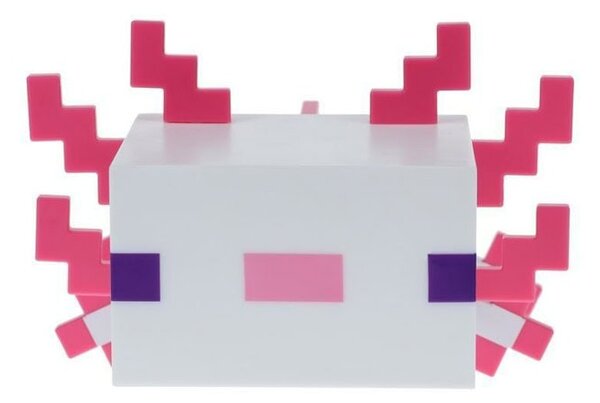 Лампа Paladone Minecraft - Axolotl Light, 3x AA, многоцветна