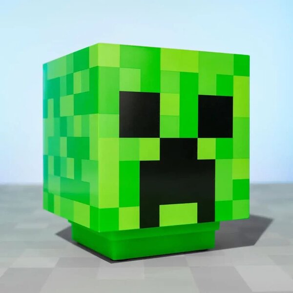 Лампа Paladone: Minecraft - Creeper Light BDP, 2x AAA, зелена
