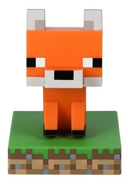 Лампа Paladone Icons: Minecraft - Fox Light, 2x AAA, многоцветна