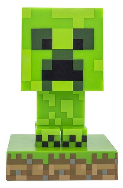 Лампа Paladone Minecraft Creeper Icon Lamp BDP, зелена