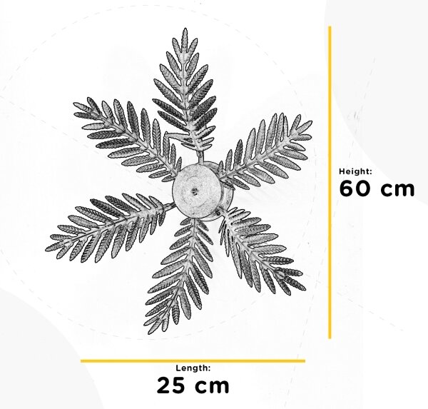 ONLI - Плафон FELCE 3xE14/6W/230V бронзов