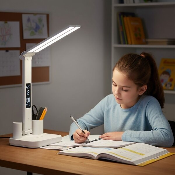 LED димируема зареждаема настолна лампа NOBLITE P LED/5W/5V 3000/4000/6000K 2200 mAh бяла