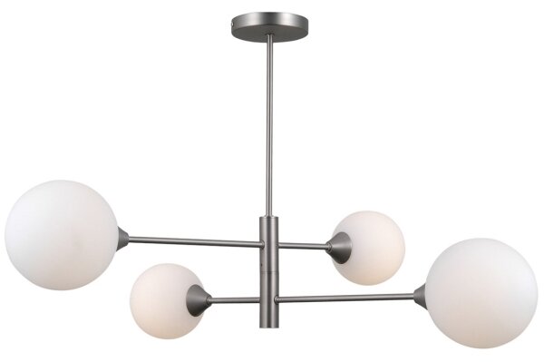 ITALUX PND-55342-4-SN - Висящ полилей EVORA 4xG9/5W/230V никел