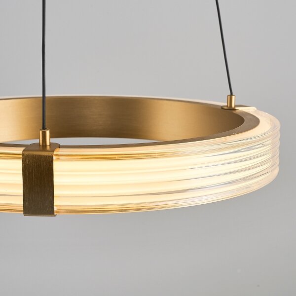 LED полилей на кабел JESI LED/22W/230V 3000K pr. 40 cm златист
