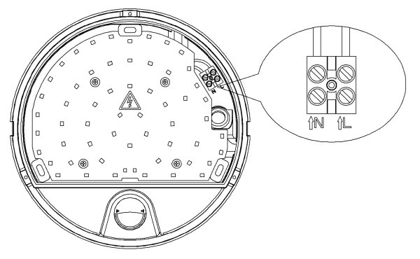 Top Light - LED външно стенно осветително тяло със сензор BARI LED/15W/230V IP54