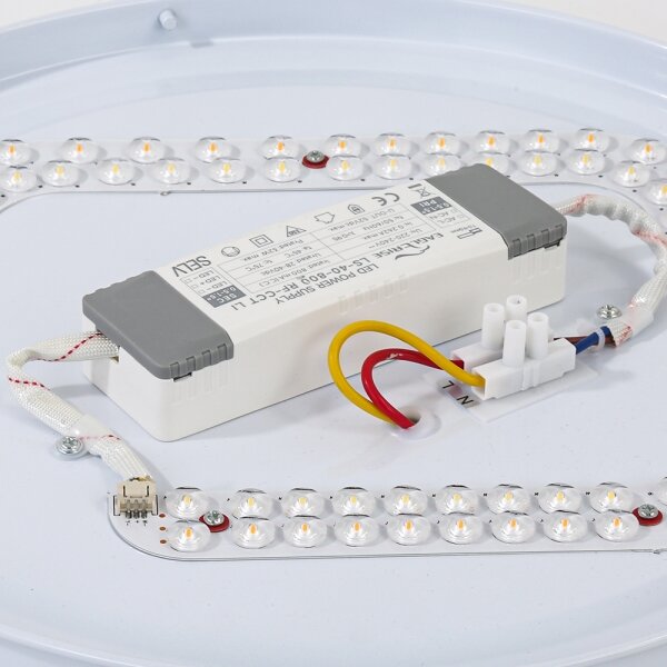 Brilagi - Димируемо LED осветително тяло WOODROUND LED/30W/230V 3000-6000K Ø 40 см + дистанционно управление