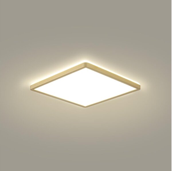Brilagi - LED осветително тяло за баня ULTRA SLIM LED/18W/230V 30x30 cm златисто IP54
