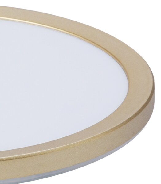 Brilagi - LED осветително тяло за баня ULTRA SLIM LED/24W/230V Ø 42 см златисто IP54