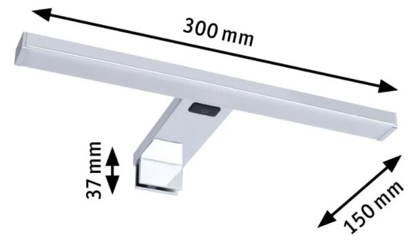 Paulmann 78950 - LED/3,7W IP44 Лампа за огледало в баня SELO 2700-6500K 230V