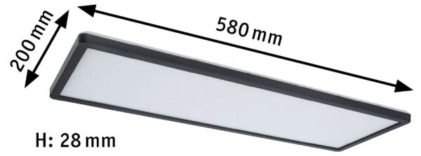 Paulmann 71003 - LED/22W Димируем панел ATRIA 230V 3000K черен