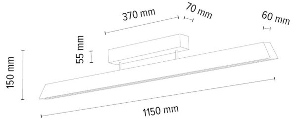 Spot-Осветление 4037400800000 - LED Димируем полилей за повърхностен монтаж 3xLED/14W/230V дъб