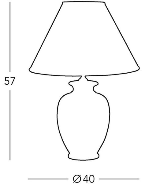 Kolarz 0014.74 - Настолна лампа GIARDINO 1xE27/100W/230V