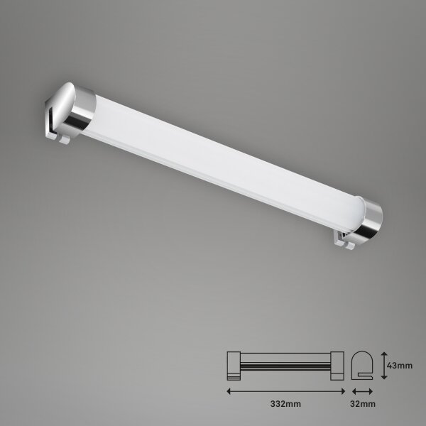 Briloner 2059-018 - LED Лампа за огледало в баня SPLASH LED/8W/230V IP44