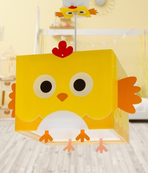 Dalber 64642 - Детски полилей LITTLE CHICKEN 1xE27/15W/230V