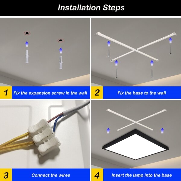 Brilagi-LED Димируемо осветително тяло за баня FRAME SMART LED/50W/230V IP44 черно+ДУ