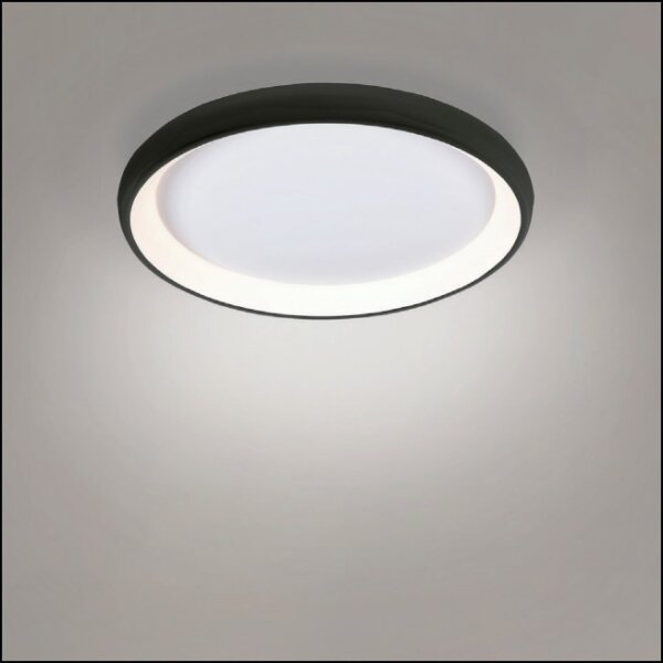 Azzardo AZ5072 - LED Димируем плафон ANTONIO LED/50W/230V черен + д.у