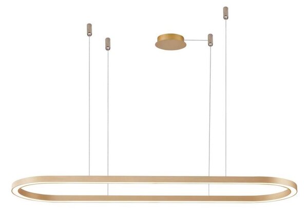 Azzardo AZ5056 - LED Димируем пендел ELENA LED/50W/230V 120 см златист