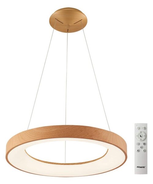 Azzardo AZ5010 - LED Димируем пендел SANTANA LED/50W/230V кафяв + д.у