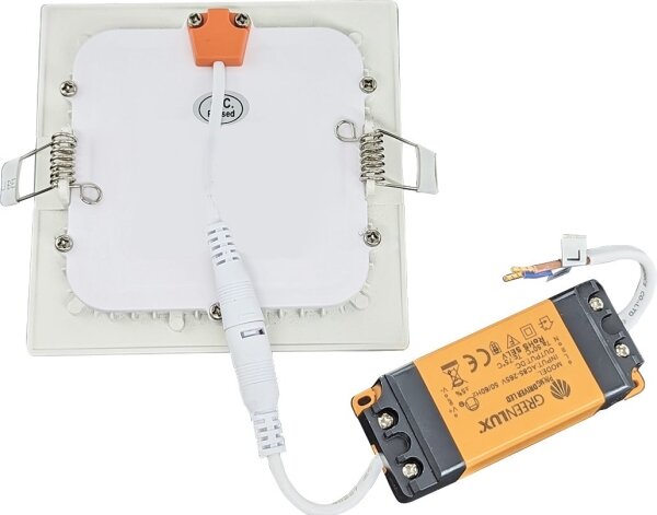 LED Лампа за вграждане в баня VEGA LED/12W/230V 2800K 16,8 см IP44 бял