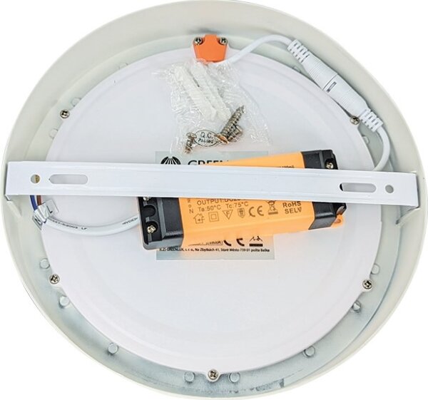 LED Плафониера FENIX LED/12W/230V 3800K Ø 17 см снежнобял