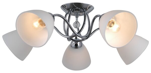 ITALUX PND-5643-5 - Полилей за повърхностен монтаж LUGANO 5xE27/40W/230V
