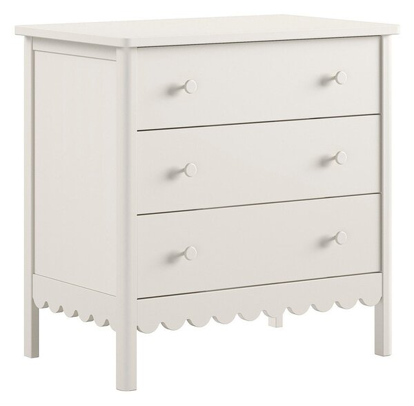 Бежов детски скрин с маса за преповиване 89x90x55 cm Swingo – Vipack