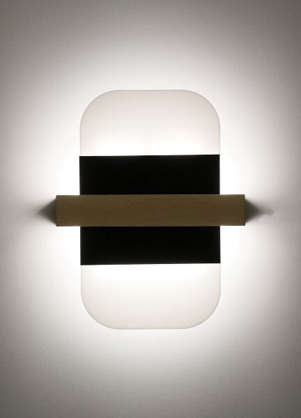 LED аплик APRIL LED/6W/230V бял/черен