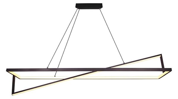 LED Димируем пендел LED/45W/230V 3000K 114 см черен
