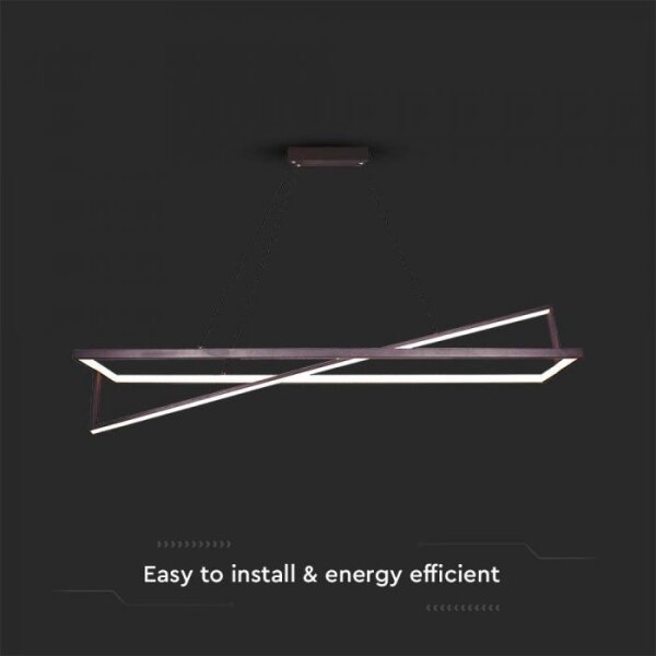 LED Димируем пендел LED/45W/230V 3000K 114 см черен
