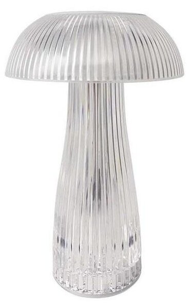 LED регулируема презареждаема настолна лампа LED/1W/5V 3000-6000K 1800 mAh прозр