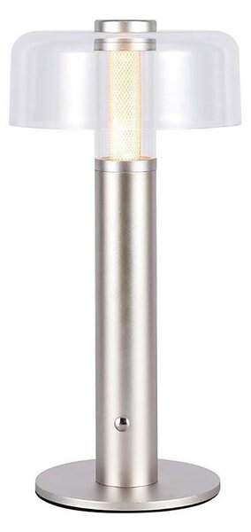 LED регулируема презареждаема настолна лампа LED/1W/5V 3000K 1800 mAh златна
