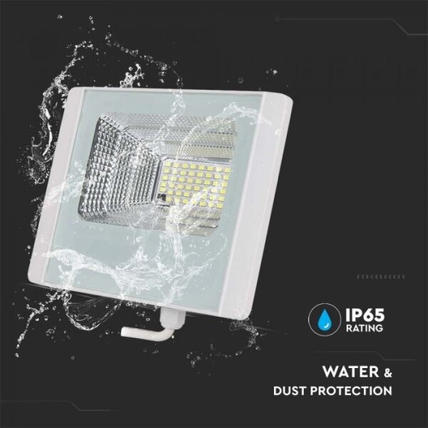 LED Външен соларен прожектор 12W/3,2V IP65 4000K с ДУ