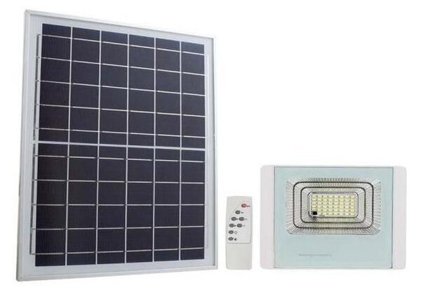LED Външен соларен прожектор 12W/3,2V IP65 6400K с дистанционно управление