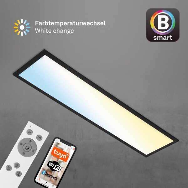 Brilo - LED Димируем плафон PIATTO LED/28W/230V Wi-Fi Tuya + д.у