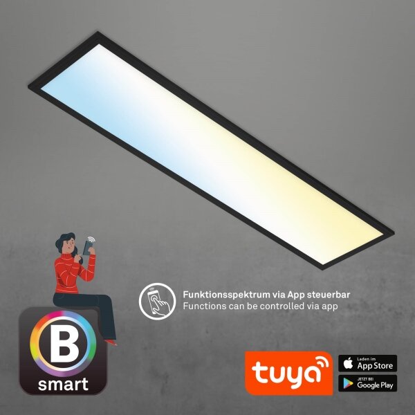 Brilo - LED Димируем плафон PIATTO LED/28W/230V Wi-Fi Tuya + д.у