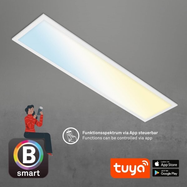 Brilo - LED Димируем плафон PIATTO LED/28W/230V Wi-Fi Tuya + д.у