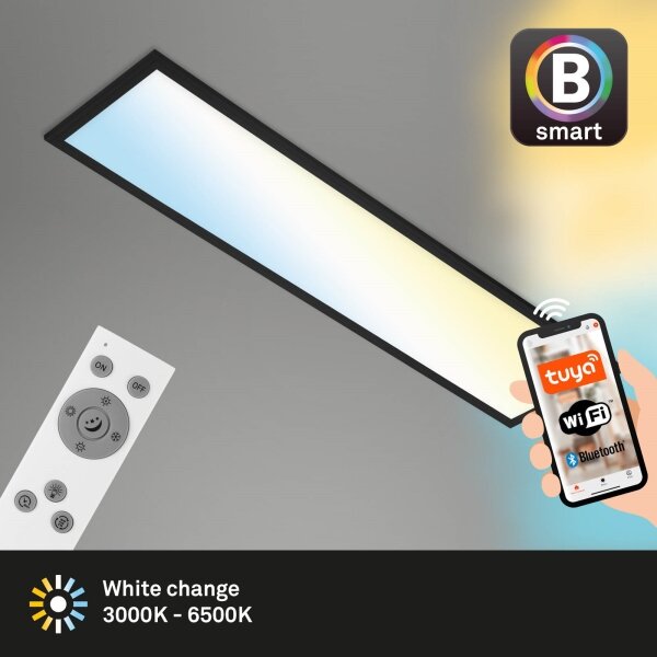 Brilo - LED Димируем плафон PIATTO LED/28W/230V Wi-Fi Tuya + д.у