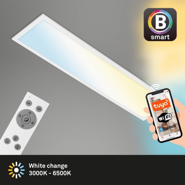 Brilo - LED Димируем плафон PIATTO LED/28W/230V Wi-Fi Tuya + д.у