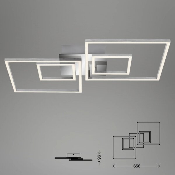 Briloner - LED Димируем плафон FRAMES LED/40W/230V