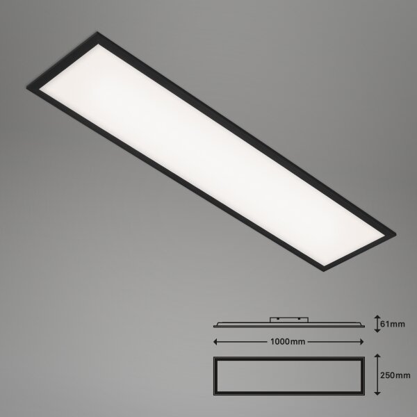 Brilo - LED Димируем плафон PIATTO LED/24W/230V 100x25 см + д.у