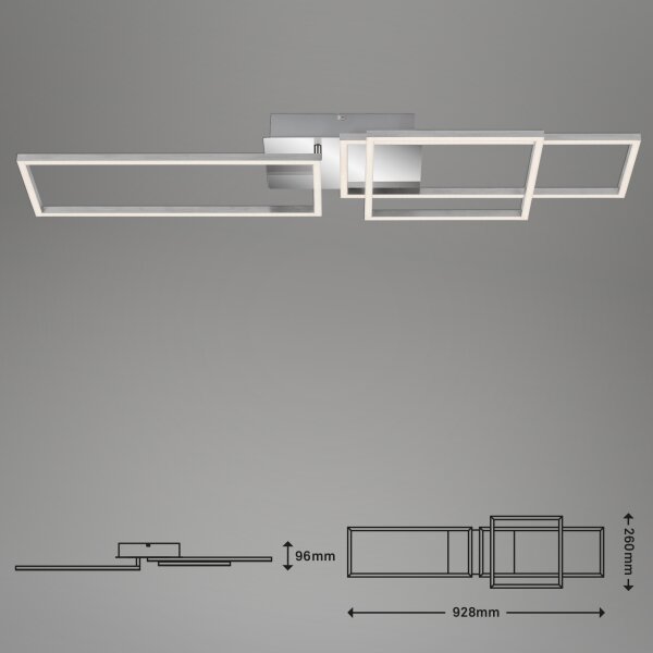 Briloner - LED Димируем полилей за повърхностен монтаж FRAME LED/44W/230V