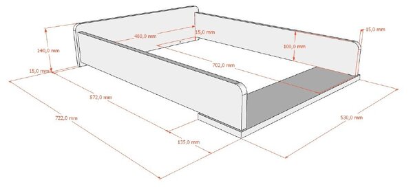 Бежов детски скрин с маса за преповиване 89x90x55 cm Swingo – Vipack