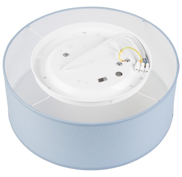 Плафон SIRJA PASTEL DOUBLE 2xE27/15W/230V Ø 35 см син